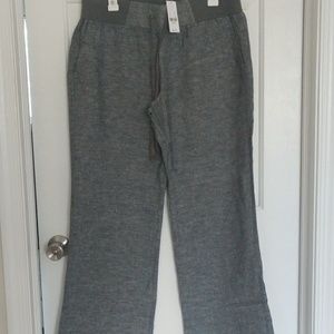 Wide leg linen trouser pants